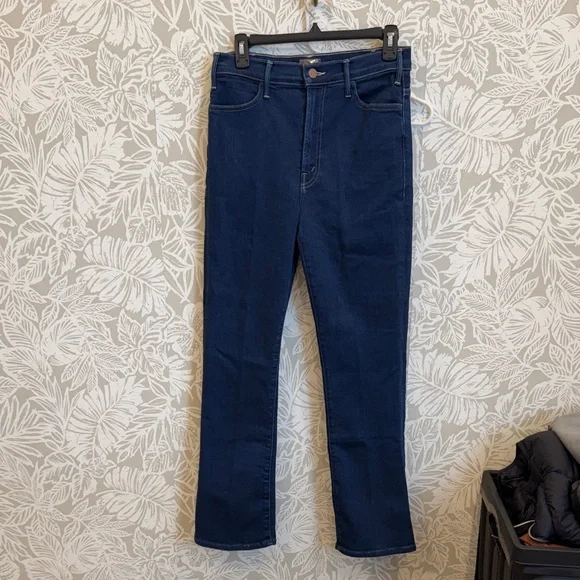 Mother 29 Dark Blue Jeans Hustler Ankle NWT - Picture 2 of 8